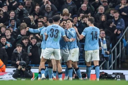 مباراة نيوكاسل ومانشستر سيتي في الدور الخامس من كأس الاتحاد الإنجليزي على ملعب سانت جيمس بارك